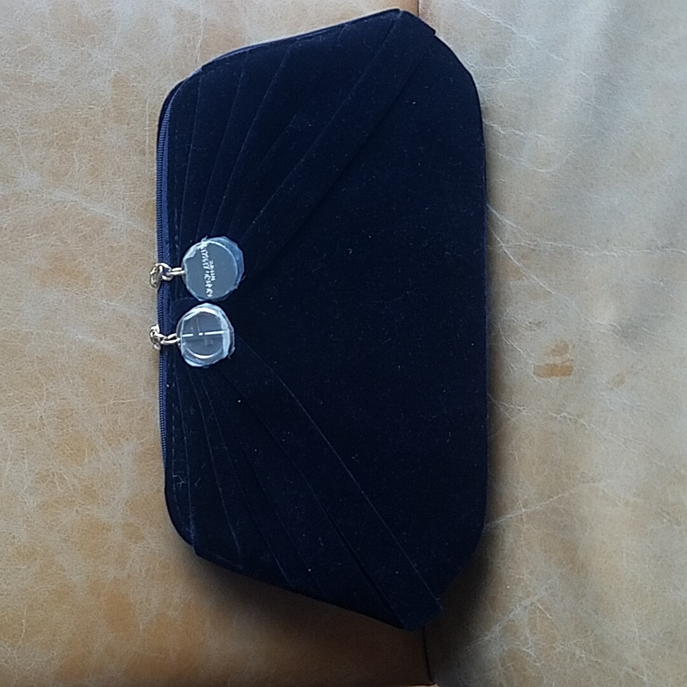 NEW Giorgio Armani Velvet Cosmetic Clutch Bag